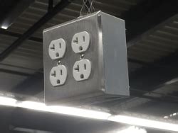 hanging electrical box markings